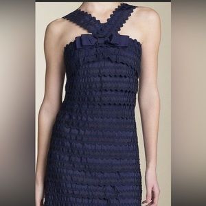 Marc by Marc Jacobs Joelle Navy Scallop Dress Size 10